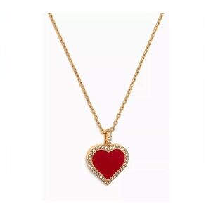 NWT Kate Spade Take Heart Pendant‎ Necklace